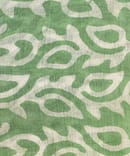 GREEN BATIK PRINT MUL SILK