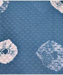 BLUISH GREEN CHIFFON TIE N DYE BATIK PRINT