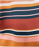 BROWN STRIPE GEORGETTE PRINT