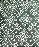 GREEN GEOMETRIC GAJJI PRINT