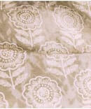 GREEN FLOWER MUL SILK PRINT