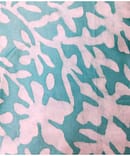 FIROZI BLUE FLORAL SATIN PRINT