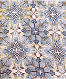 BLUISH GREY FLORAL SATIN PRINT