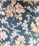 BOTTLE GREEN FLORAL BUTTI MUSLIN PRINT