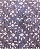 BLUE GEOMETRICMUSLIN SEQUENCE PRINT