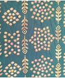 DARK GREEN GEOMETRIC BANDHEJ MODAL PRINT