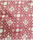 MARRON  GEOMETRIC MODAL PRINT