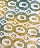 GREEN N YELLOW  FLORAL COTTON BATIK PRINT