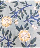 DARK GREEN  FLORAL COTTON MAL PRINT