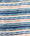 BLUE N WHITE GEOMETRIC COTTON PRINT