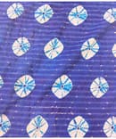 BLUE TIE N DYE  MUSLIN SILK PRINT