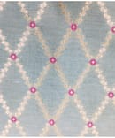 LIGHT  GREEN  GEOMETRIC FLORAL PALM SILK