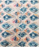 LIGHT BEIGE  GEOMETRIC  SHIRTING FABRIC