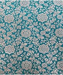 FIROZI BLUE JAAL ZARI BORDER BANARASI SILK