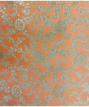 LIGHT ORANGE  JAAL ZARI BORDER BANARASI SILK