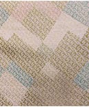 LIGHT GREEN GEOMETRIC BUTTI CHINYA SILK FABRIC