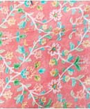 LIGHT PEACH GEORGETTE EMBROIDERY FABRIC