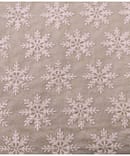 GREY FLORAL CHANDERI EMBROIDERY FABRIC