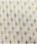 GOLDEN BUTTI CHANDERI DYABLE EMBROIDERY FABRIC