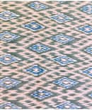 GREEN GEOEMTRIC COTTON MUL FOIL DIGTIAL PRINT