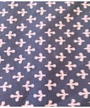 LIGHT NAVY BLUE CLUB PRINT COTTON FABRIC