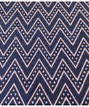 DARK NAVY BLUE MOUNTAIN PRINT COTTON FABRIC