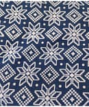 DARK NAVY BLUE AJRAKH PRINT COTTON FABRIC