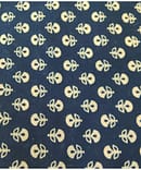 DARK NAVY FLORAL BUTTI PRINT COTTON FABRIC