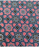 BLUE SQUARE COTTON CAMBRIC PRINT