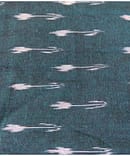 BOTTLE GREEN COTTON IKKAT