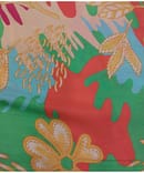 FLOROSCENT GREEN MODAL SATIN DIGITAL PRINT