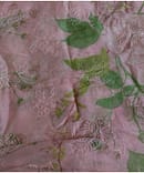 LIGHT PINK FLORAL ORGANZA DIGITAL PRINT