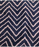 BLUE ZIGZAG GAJJI PRINT