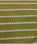 GREEN N WHITE  COTTON HANDLOOM