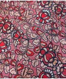 DARK PINK FLORAL CHANDERI PRINT