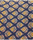 DARK BLUE FLORAL COTTON JAIPURI PRINT