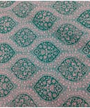 LIGHT PISTA GREEN  FLORAL COTTON JAIPURI PRINT