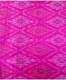CATONIC PINK RAW SILK IKKAT