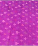 DARK PURPLE RAW SILK IKKAT
