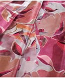 DARK PINK NATURAL CRAPE DIGITAL PRINT