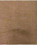 LIGHT GREEN DOTS STRIPE HANDLOOM LINEN TEXTURE FABRIC