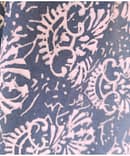 LIGHT BLUE FLORAL COTTON DISCHARGE PRINT