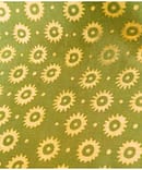 GREEN CIRCULAR COTTON DISCHARGE PRINT
