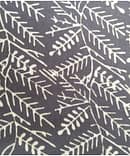 BLUE LEAF COTTON DISCHARGE PRINT