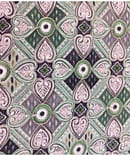 BOTTLE GREEN SHADED FLOWER VISCOSE GEORGETTE EMBROIDERY