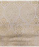 CREAM GEOMETRIC BANARASI SILK