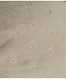 GREY BUTTI CHINYA SILK FABRIC