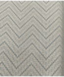 GREY ZIGZAG ZARI BANARASI BROCADE