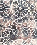 BROWN CIRCULAR COTTON DISCHARGE PRINT