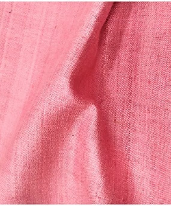 PURE DOUBLE MATKA SILK BABY PINK PLAIN FABRIC